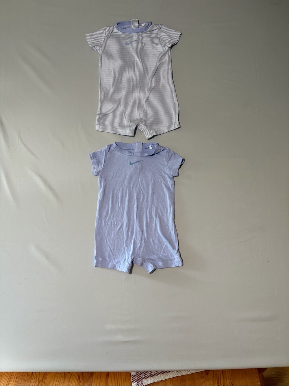 Nike Light Purple Baby One-Piece Bodysuit Set